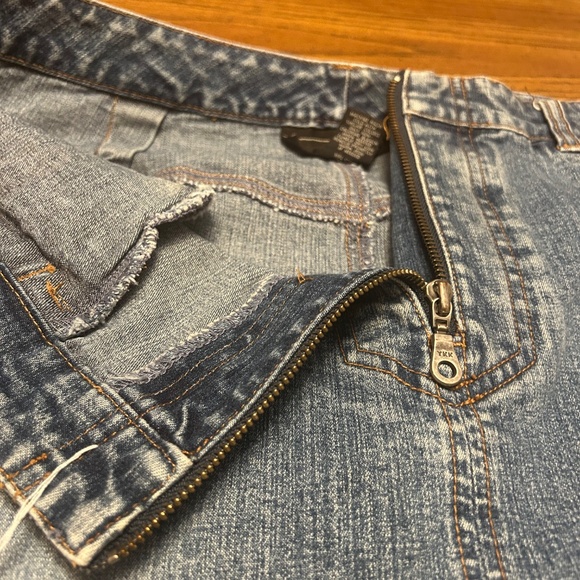 Jean skir maxi with slits on the sides, size 18 - Picture 6 of 9